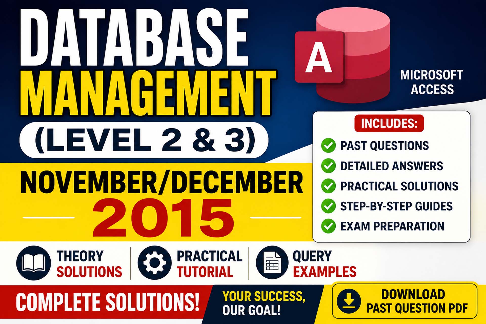 Database Management Past Questions