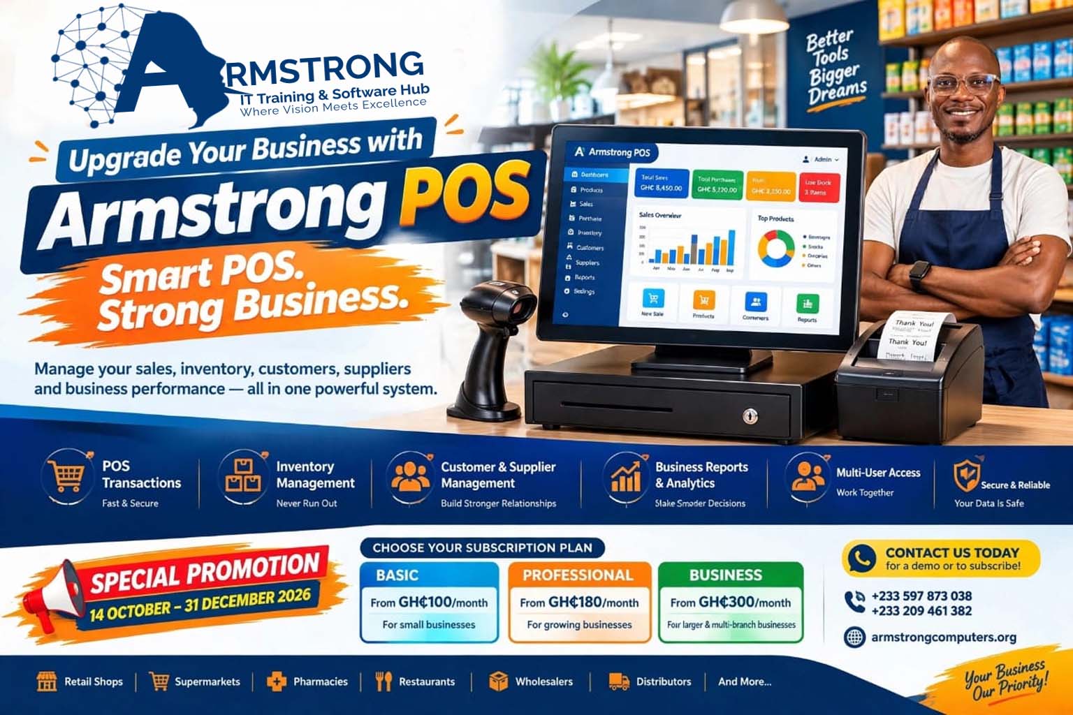 Upgrade Your Business with Armstrong POS