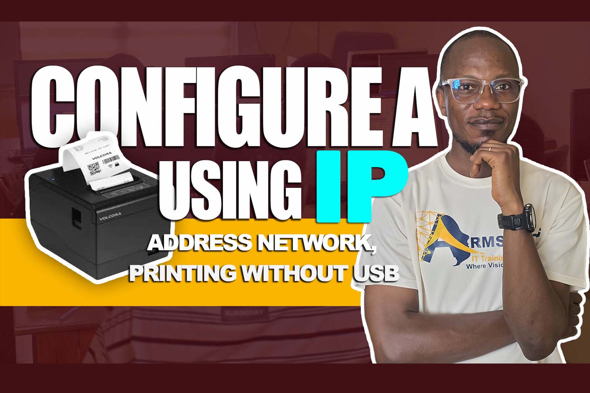 Configuring a Printer Using IP Address