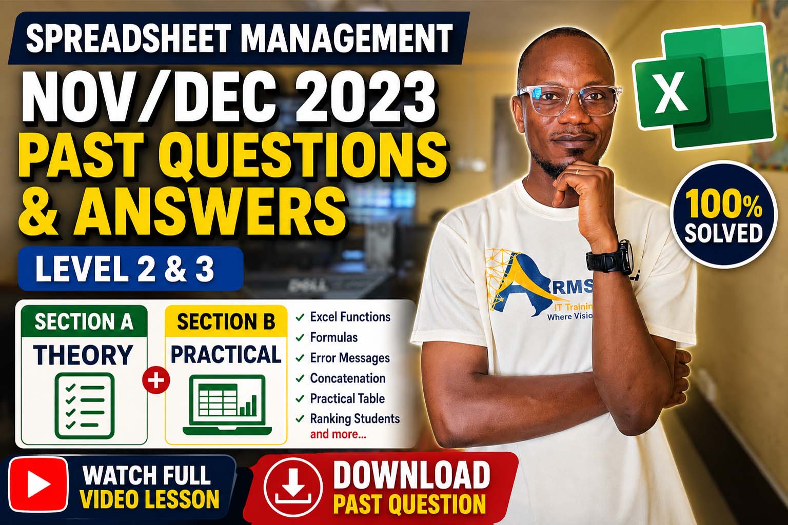 Spreadsheet Management Level 2 & 3 November December 2023