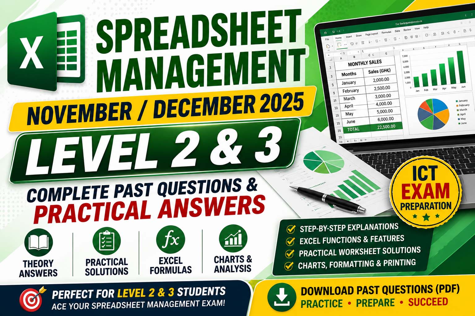 Spreadsheet Management Past Questions